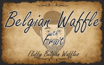 Belgian Waffles with Fruit